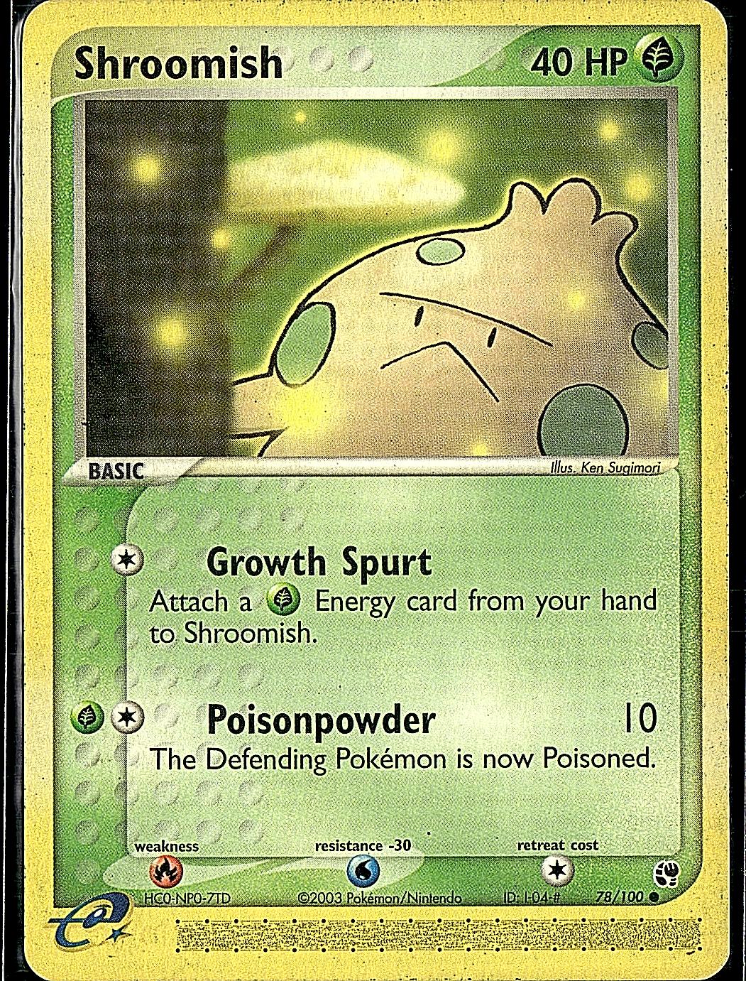 EX Sandstorm #78/100 Shroomish