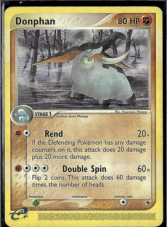 EX Ruby and Sapphire #17/109 Donphan