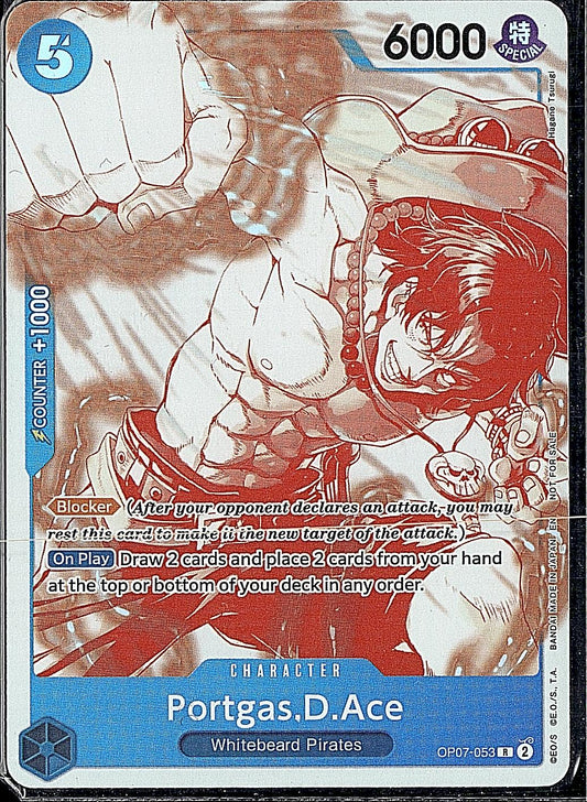 One Piece Promotion Cards #OP07-053 Portgas.D.Ace