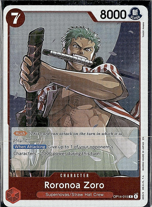 The Azure Sea's Seven #OP14-015 Roronoa Zoro
