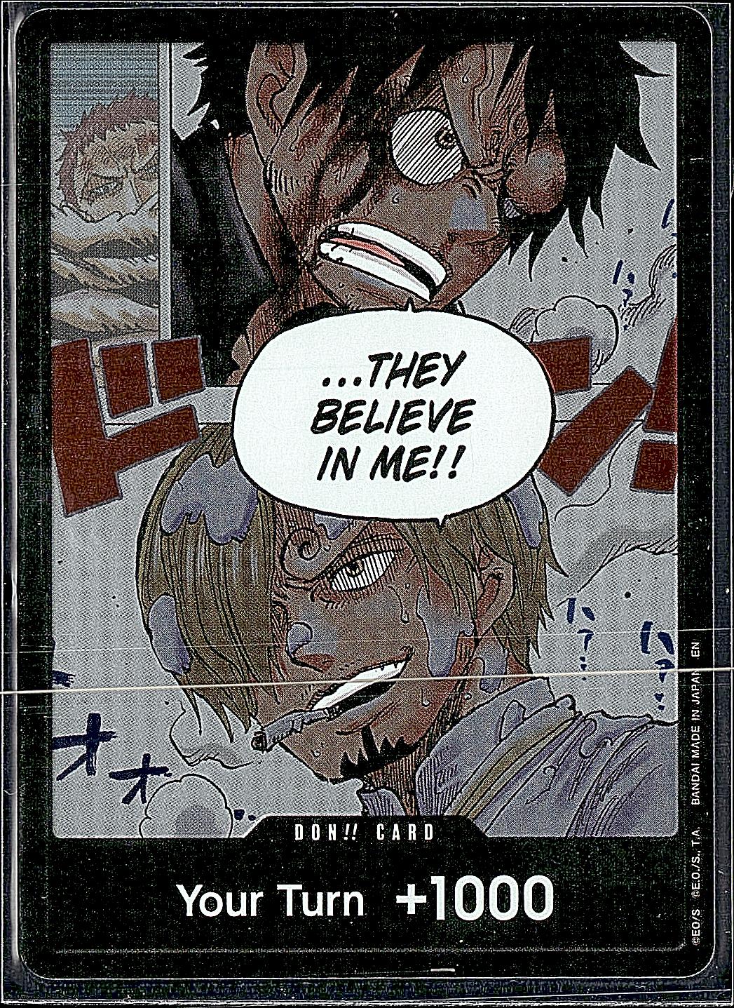A Fist of Divine Speed DON!! Card (Alternate Art)