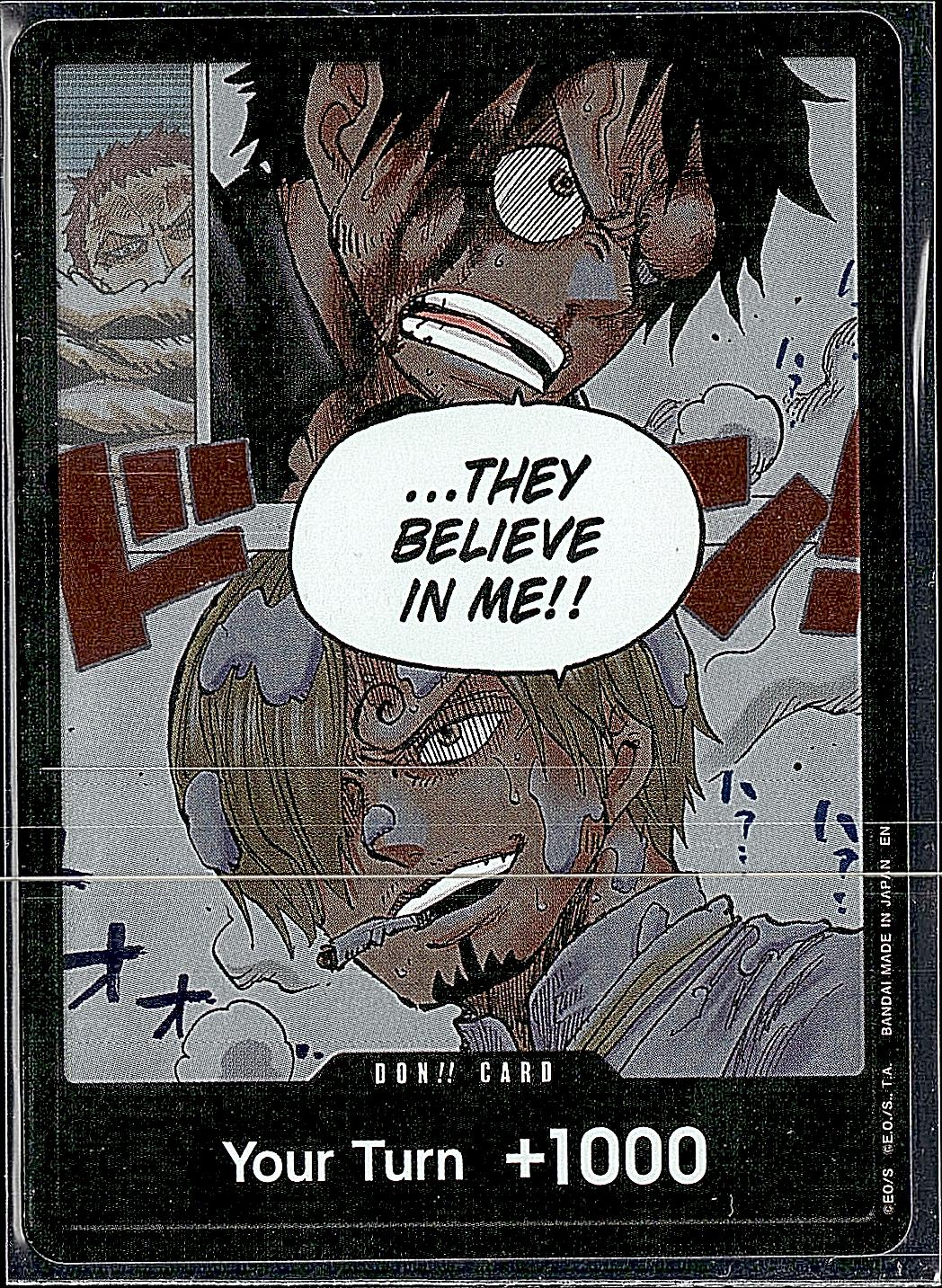A Fist of Divine Speed DON!! Card (Alternate Art)