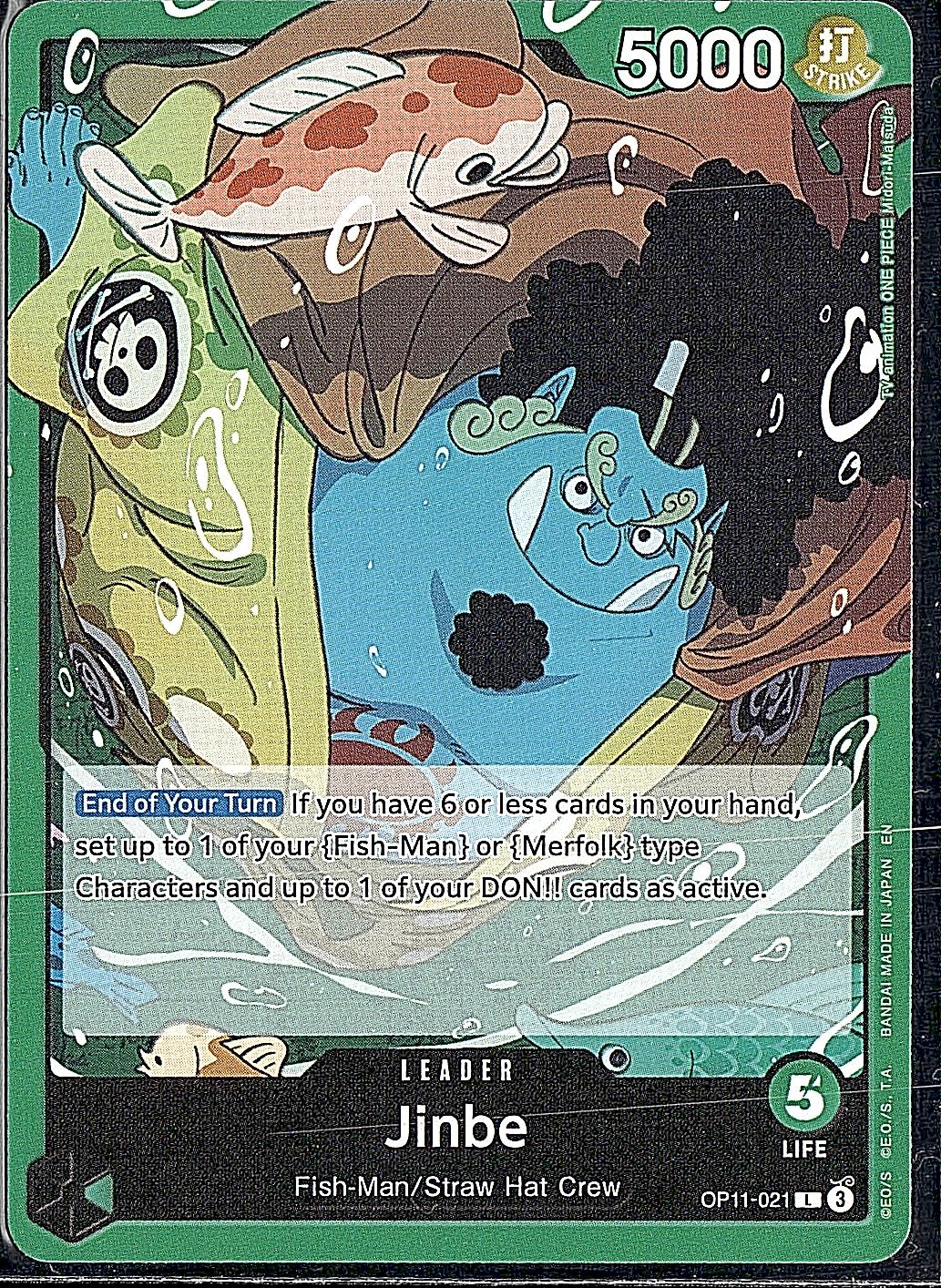 A Fist of Divine Speed #OP11-021 Jinbe (021)