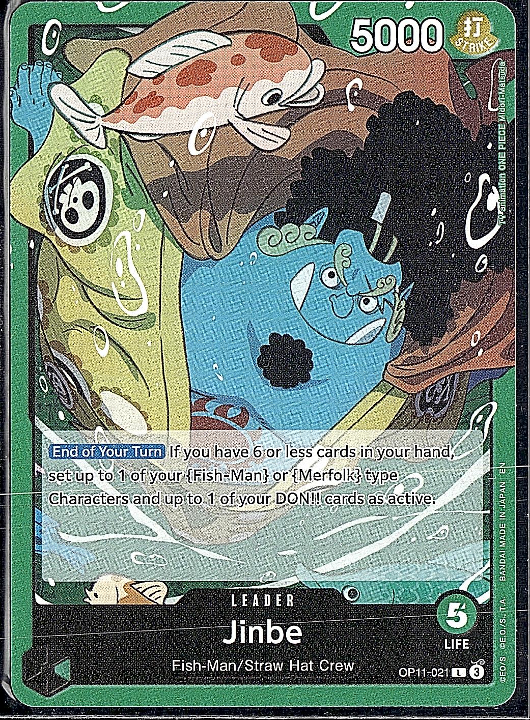 A Fist of Divine Speed #OP11-021 Jinbe (021)