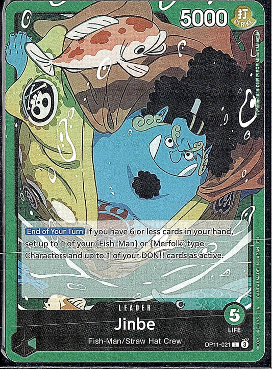 A Fist of Divine Speed #OP11-021 Jinbe (021)