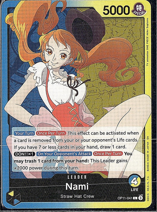 A Fist of Divine Speed #OP11-041 Nami (041)