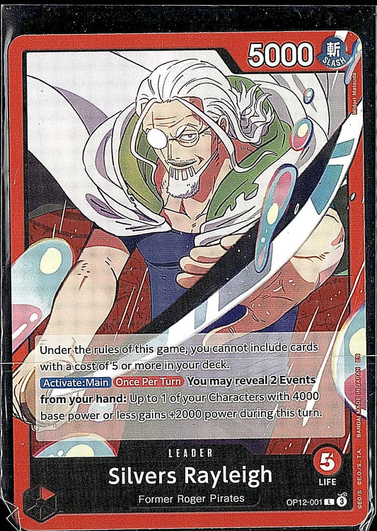 Legacy of the Master #OP12-001 Silvers Rayleigh