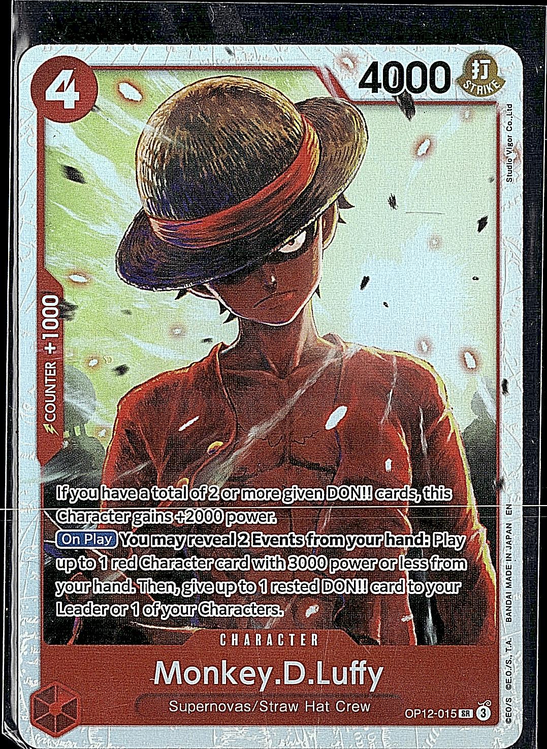 Legacy of the Master #OP12-015 Monkey.D.Luffy