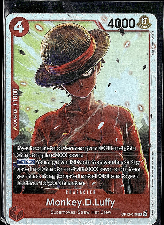 Legacy of the Master #OP12-015 Monkey.D.Luffy