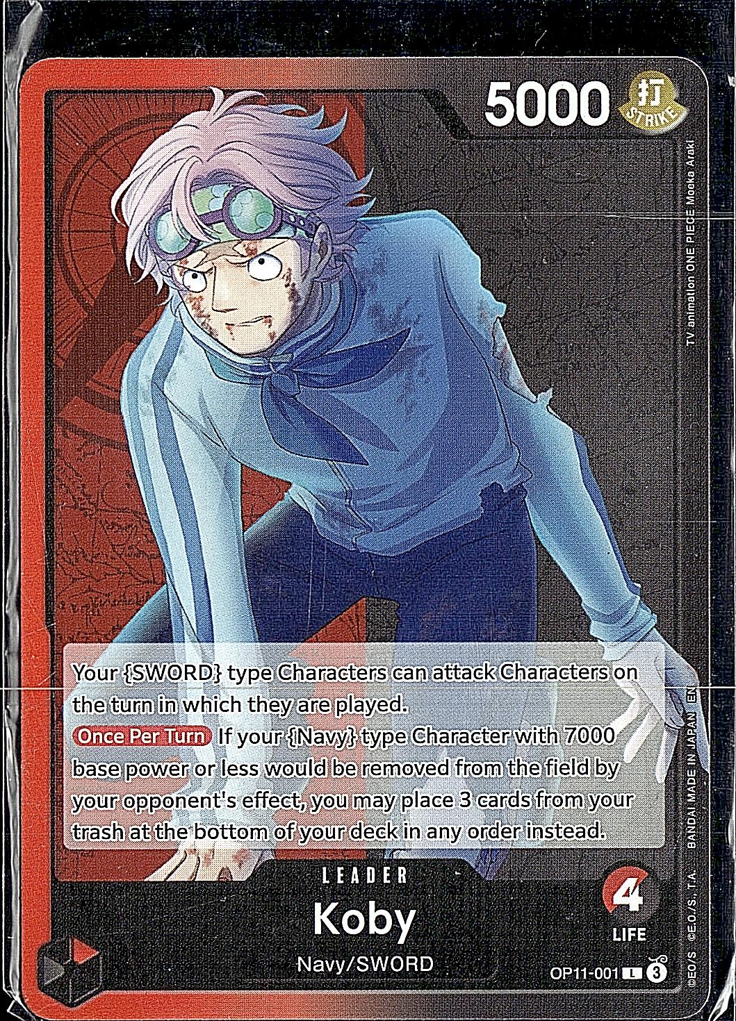 A Fist of Divine Speed #OP11-001 Koby (001)