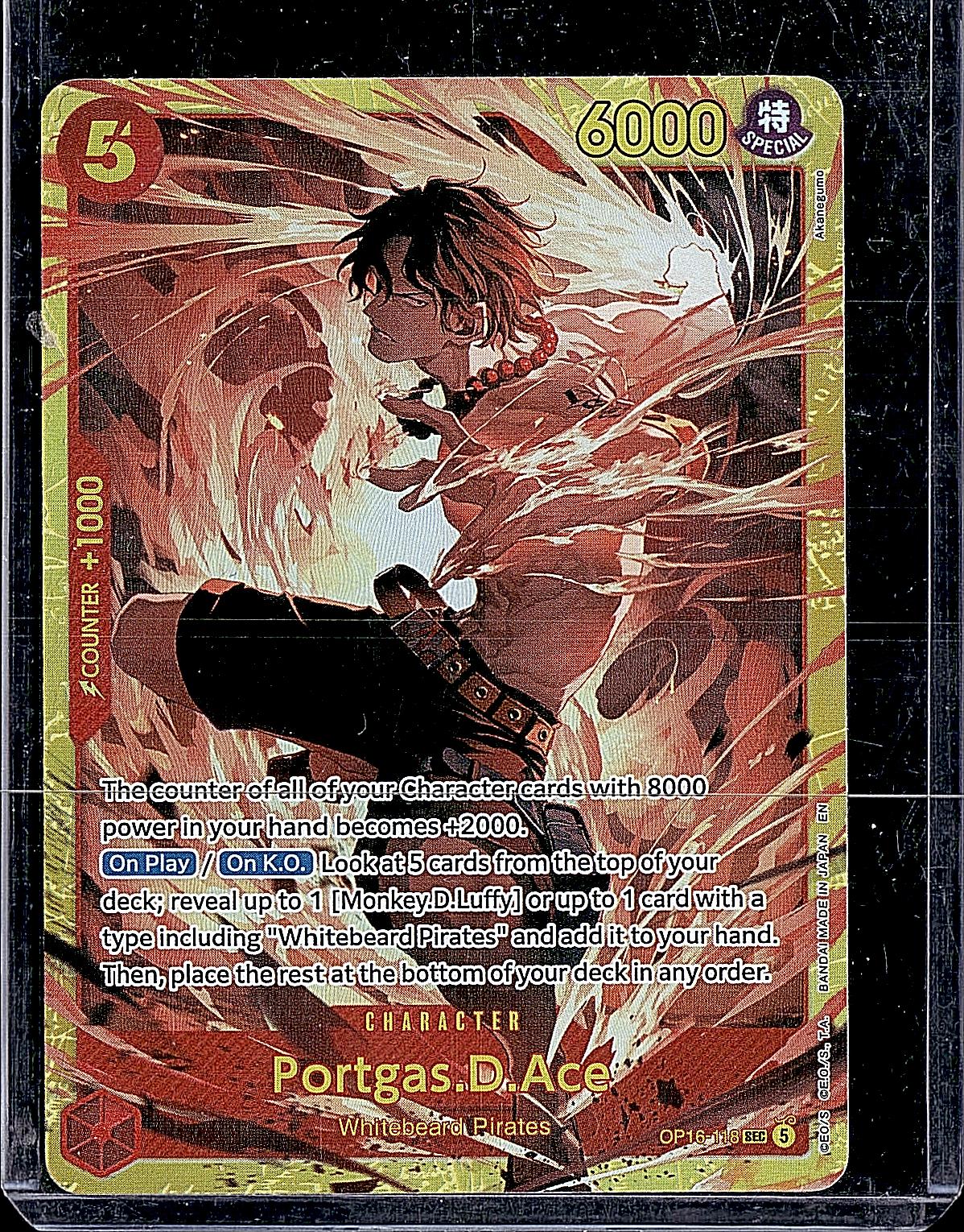 The Time of Battle #OP16-118 Portgas.D.Ace (118)