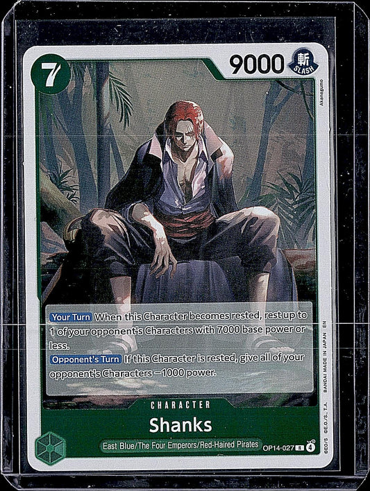 The Azure Sea's Seven #OP14-027 Shanks