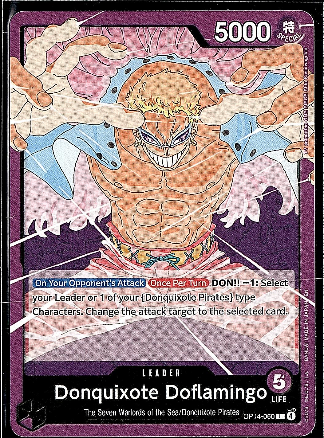 The Azure Sea's Seven #OP14-060 Donquixote Doflamingo