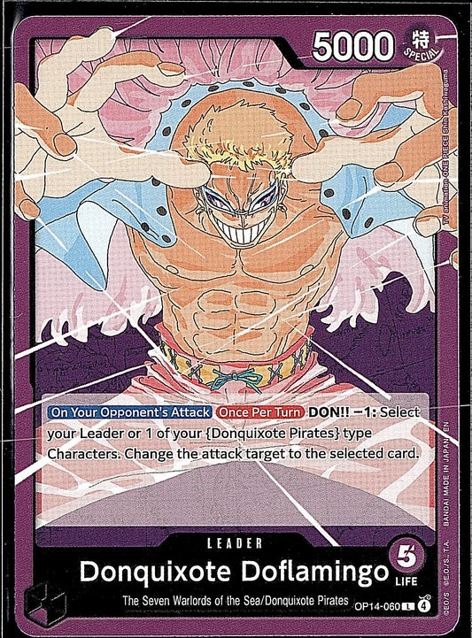 The Azure Sea's Seven #OP14-060 Donquixote Doflamingo