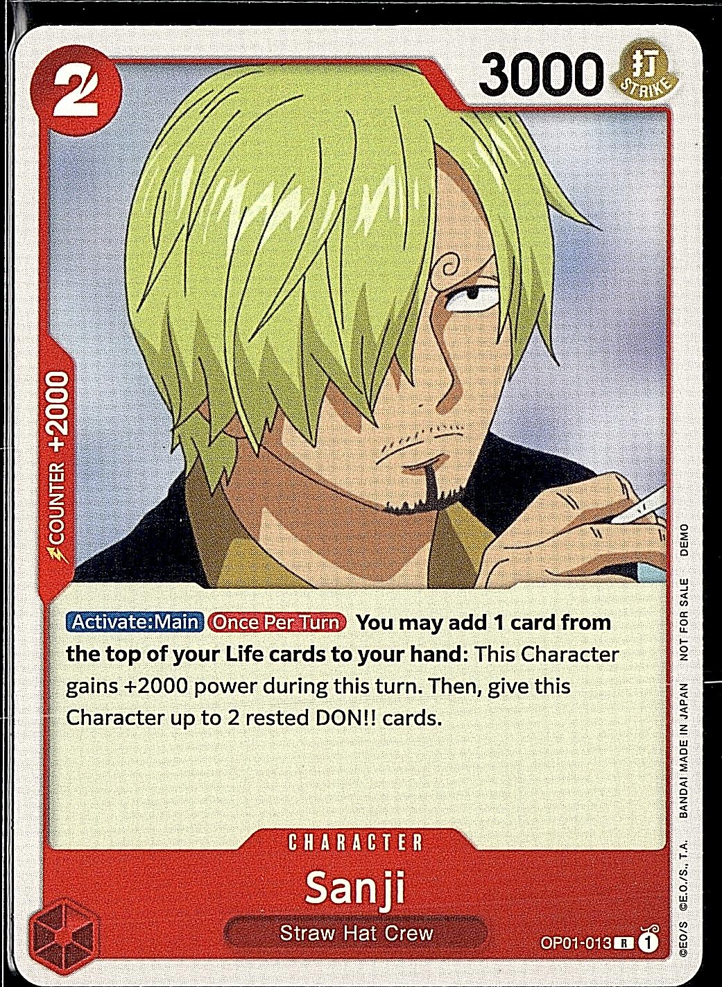 Romance Dawn #OP01-013 Sanji