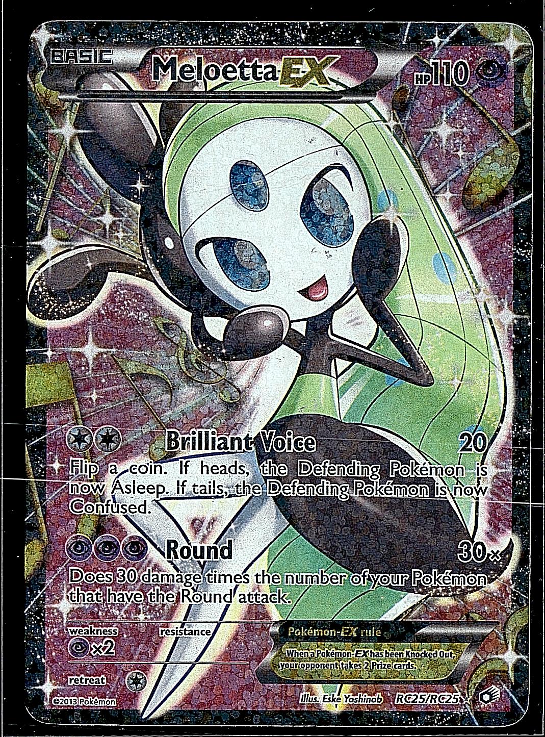 Legendary Treasures: Radiant Collection #RC25/RC25 Meloetta EX (Full Art)