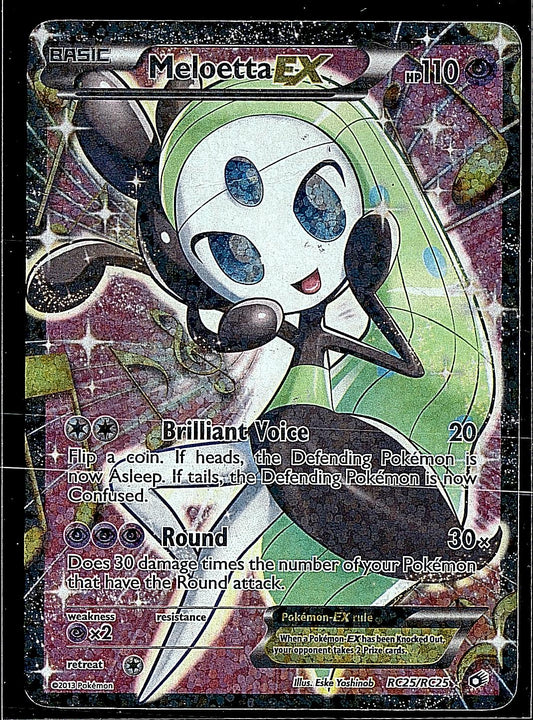 Legendary Treasures: Radiant Collection #RC25/RC25 Meloetta EX (Full Art)