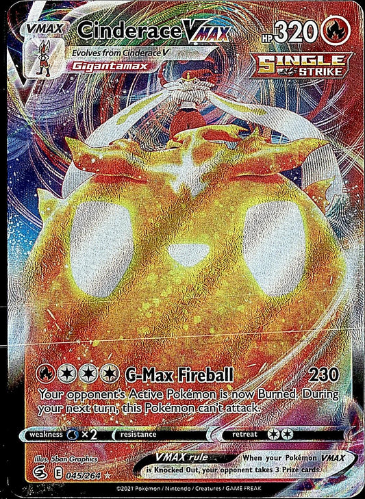 SWSH08: Fusion Strike #045/264 Cinderace VMAX