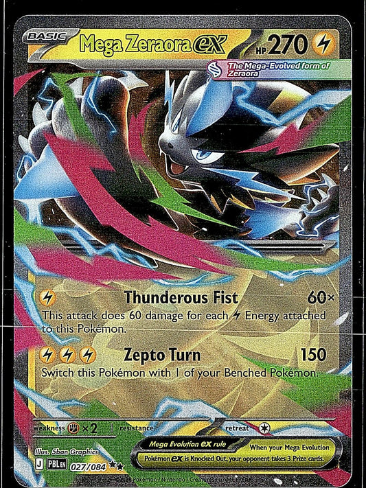 ME05: Pitch Black #027/084 Mega Zeraora ex