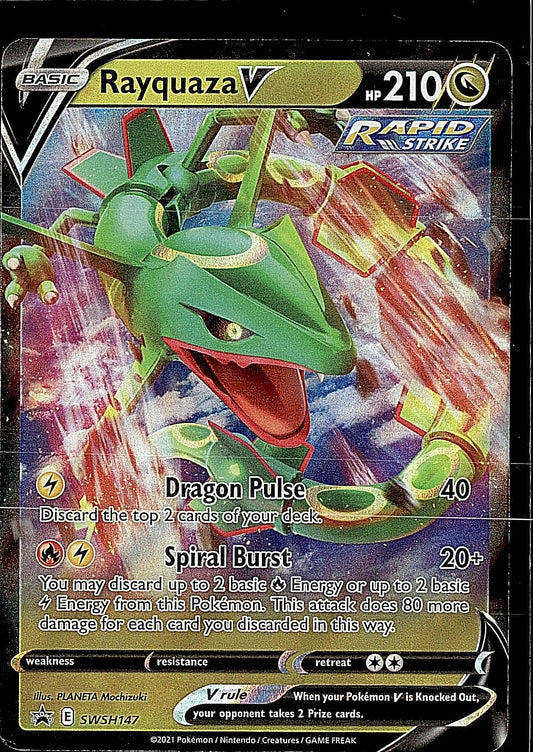 SWSH: Sword & Shield Promo Cards #SWSH147 Rayquaza V