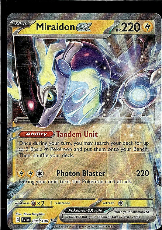 SV01: Scarlet & Violet Base Set #081/198 Miraidon ex