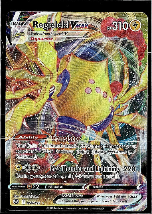 SWSH12: Silver Tempest #058/195 Regieleki VMAX
