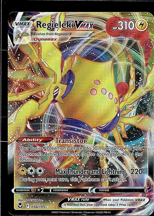 SWSH12: Silver Tempest #058/195 Regieleki VMAX
