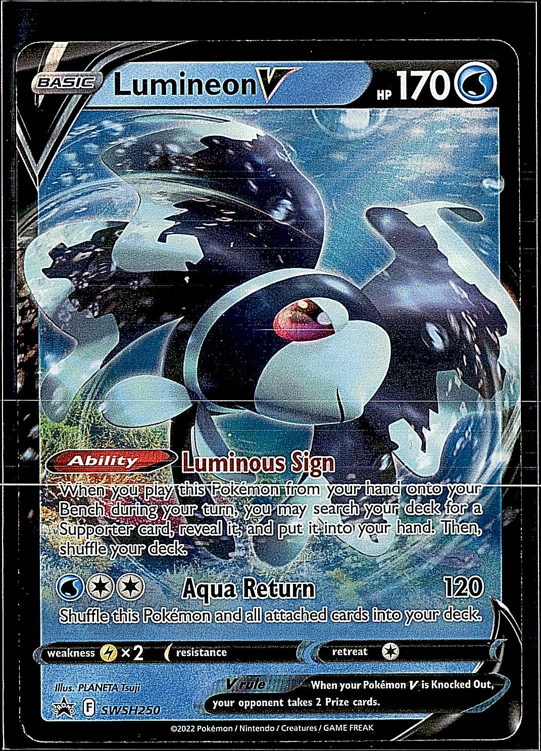 SWSH: Sword & Shield Promo Cards #SWSH250 Lumineon V