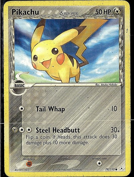 EX Holon Phantoms #79/110 Pikachu (Delta Species)