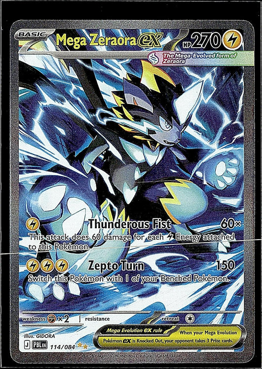 ME05: Pitch Black #114/084 Mega Zeraora ex