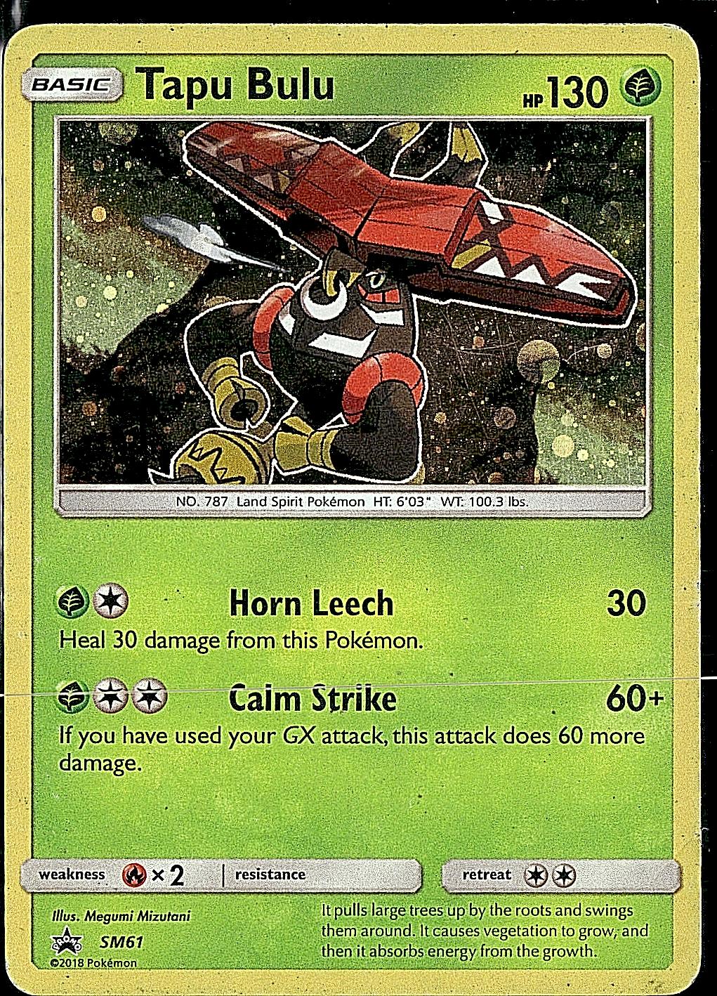 SM Promos #SM61 Tapu Bulu