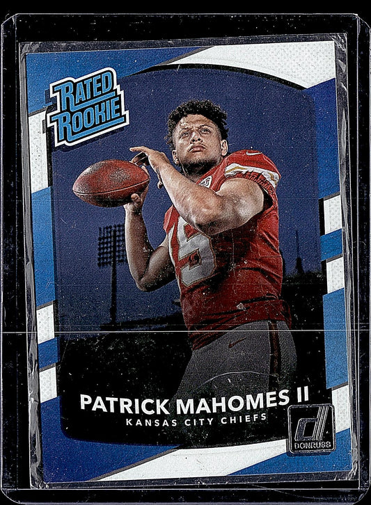 2017 Donruss #327 Patrick Mahomes II Aqueous Test