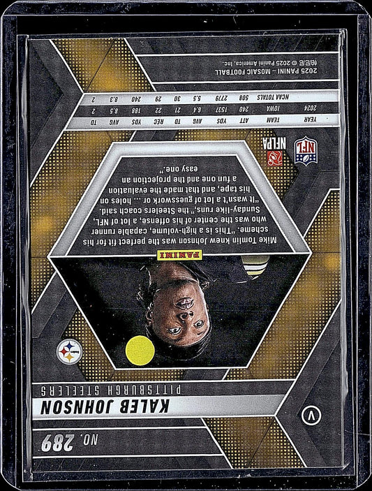 2025 Panini Mosaic #289 Kaleb Johnson