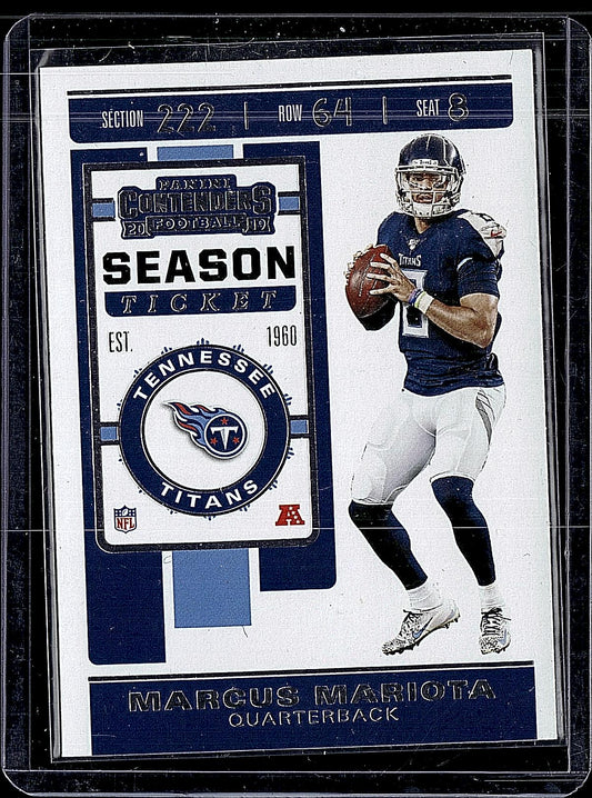 2019 Panini Contenders #27 Marcus Mariota