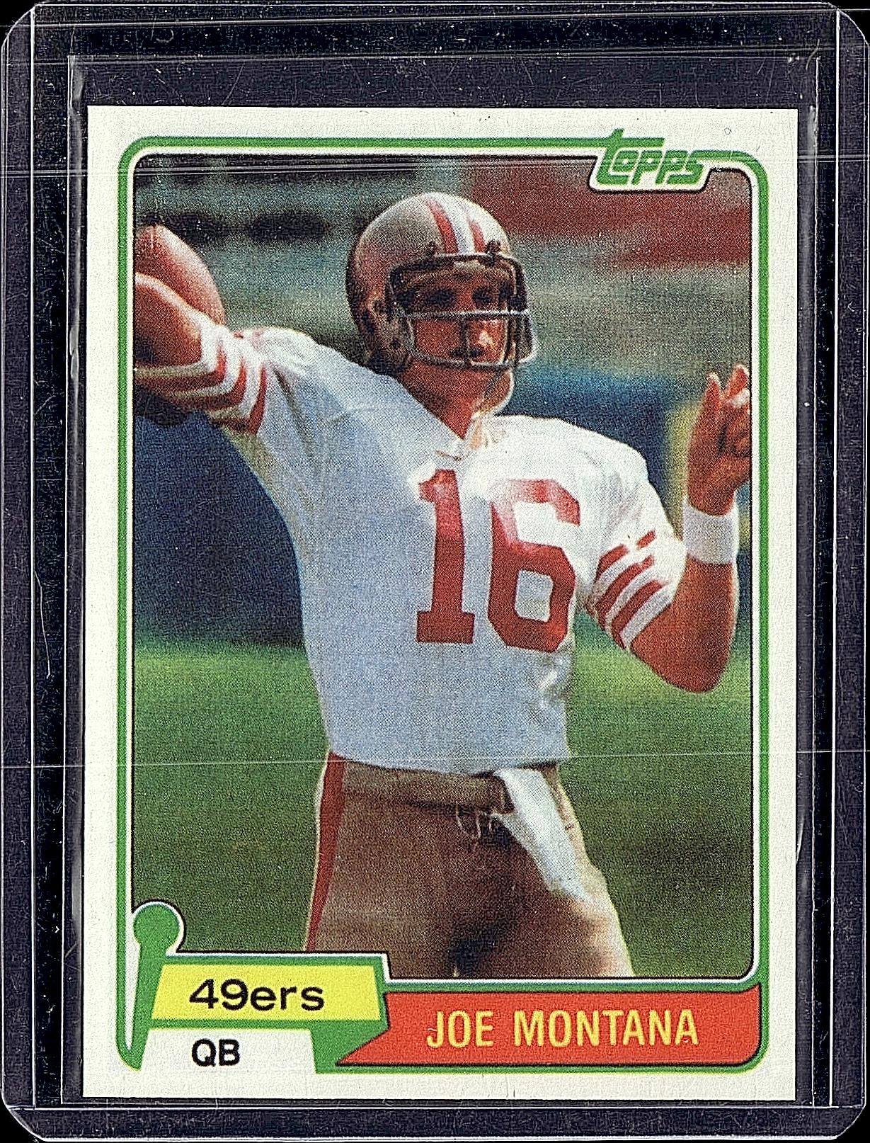 1981 Topps #216 Joe Montana