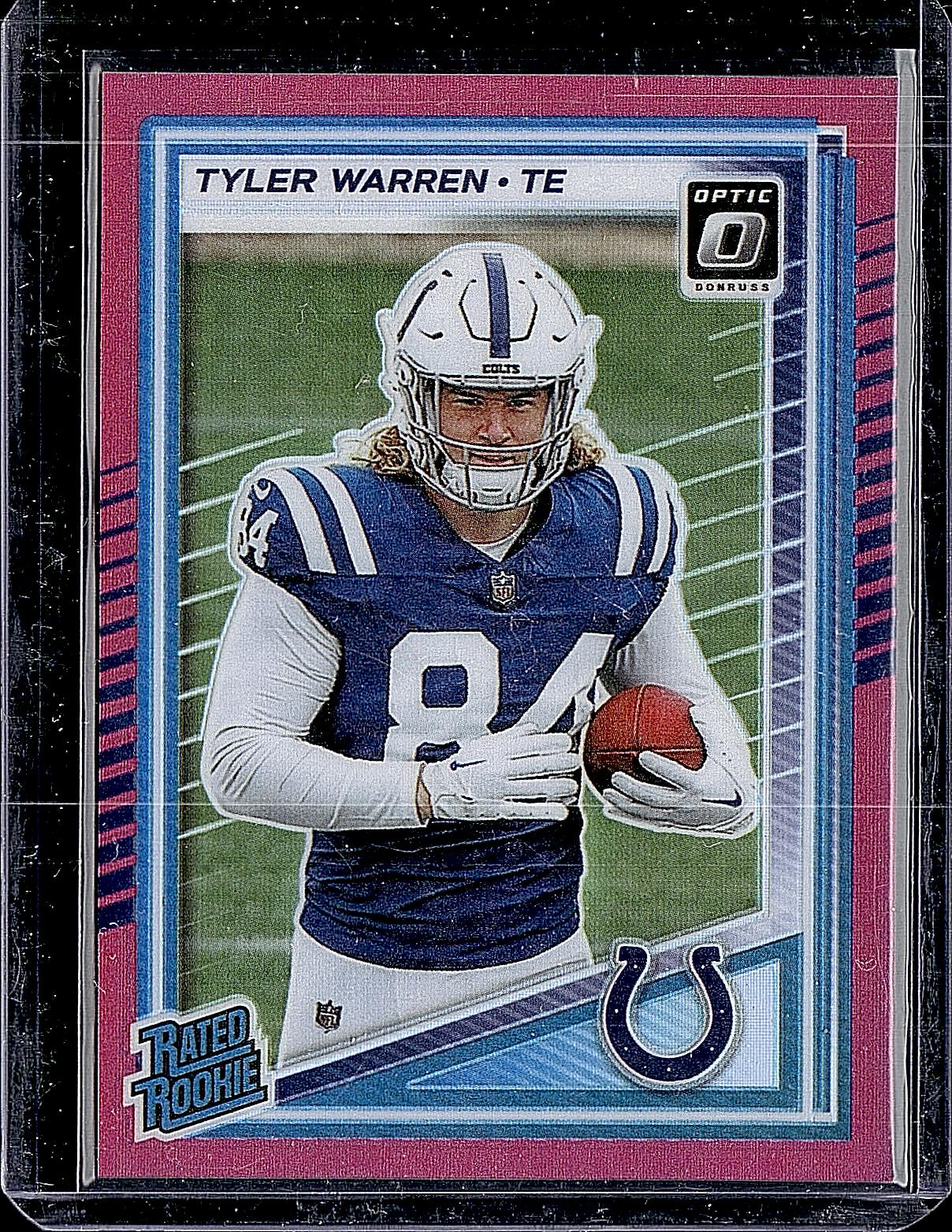2025 Donruss Optic #234 Tyler Warren Blue Hyper