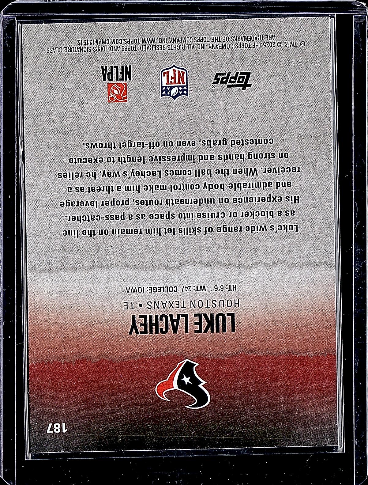 2025 Topps Signature Class #187 Luke Lachey