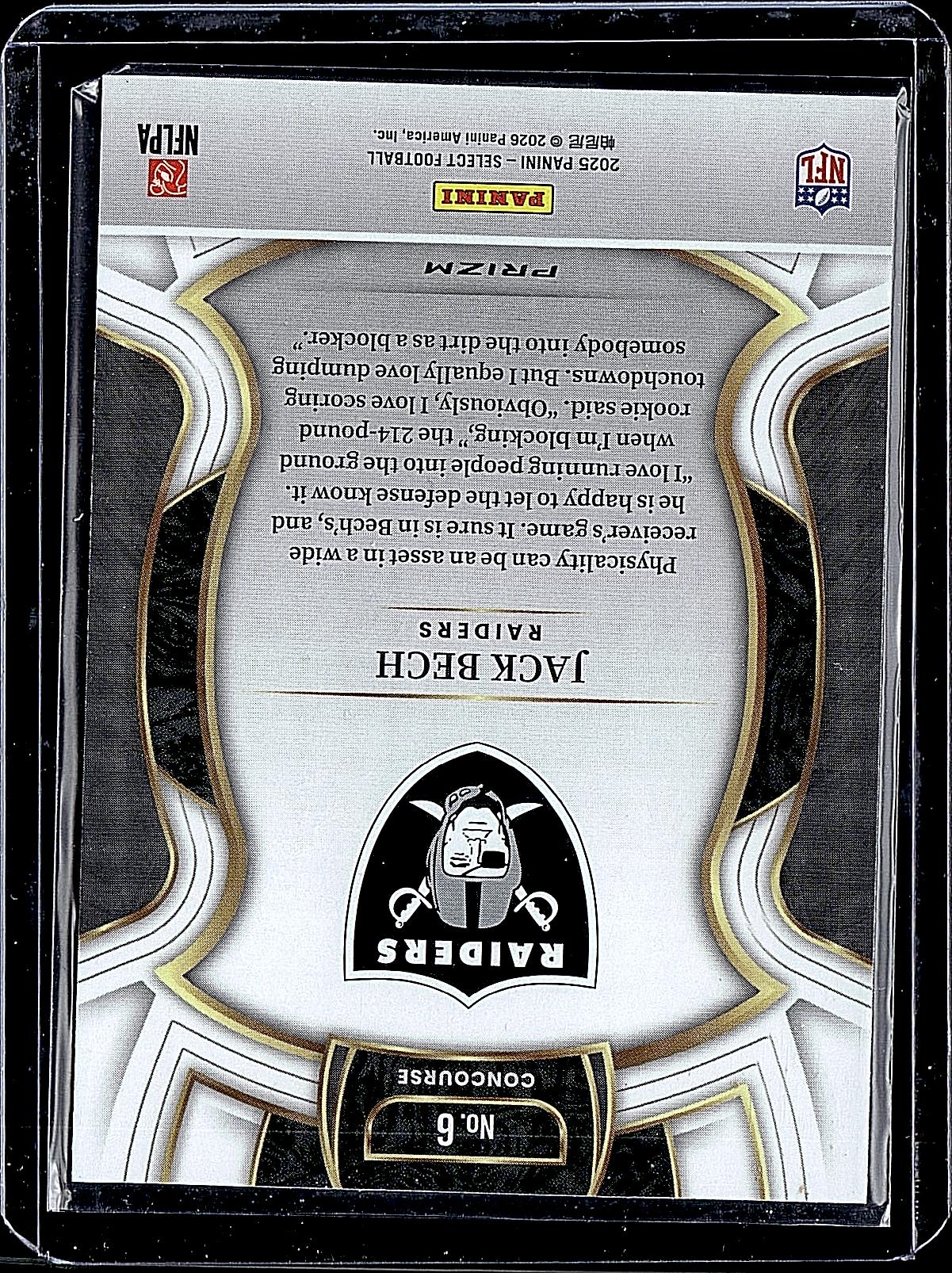 2025 Panini Select #6 Jack Bech