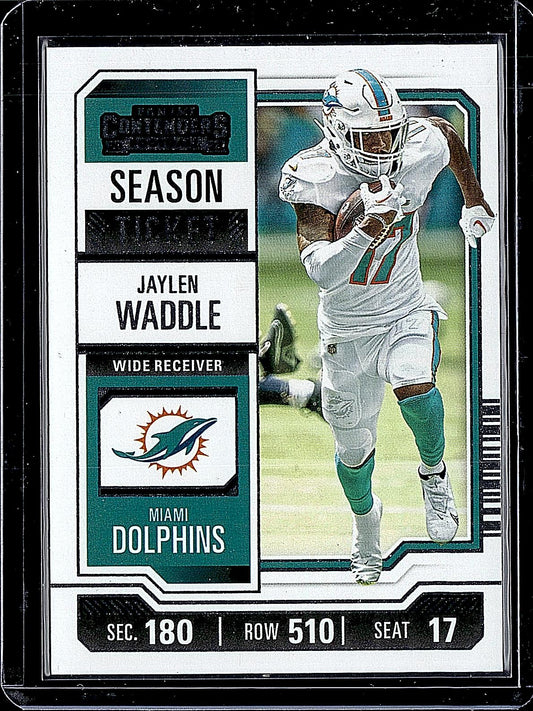 2023 Panini Contenders #63 Jaylen Waddle