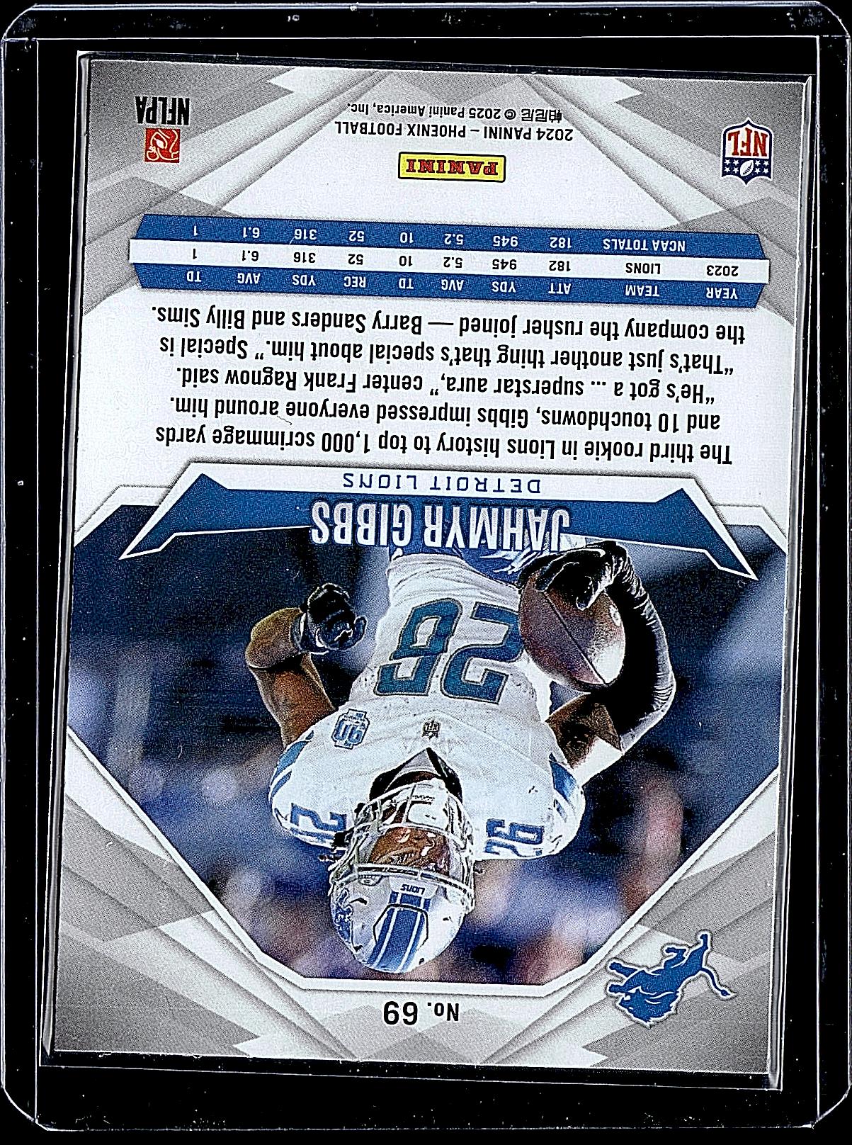 2024 Panini Phoenix #69 Jahmyr Gibbs