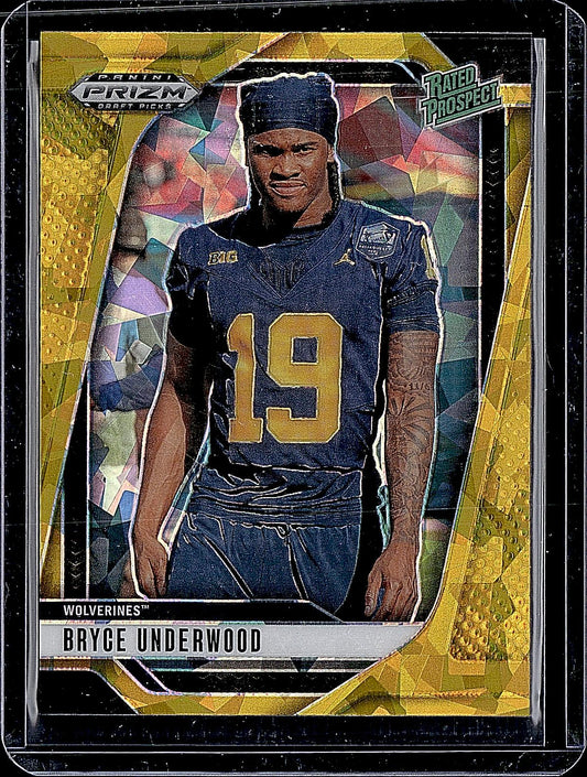 2025 Panini Prizm Draft Picks #28 Bryce Underwood Prizms Red Ice