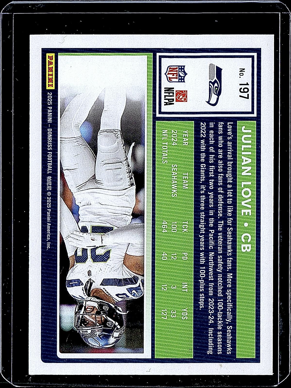 2025 Donruss #197 Julian Love