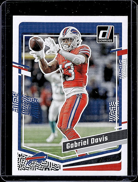 2023 Donruss #29 Gabriel Davis Press Proof Red