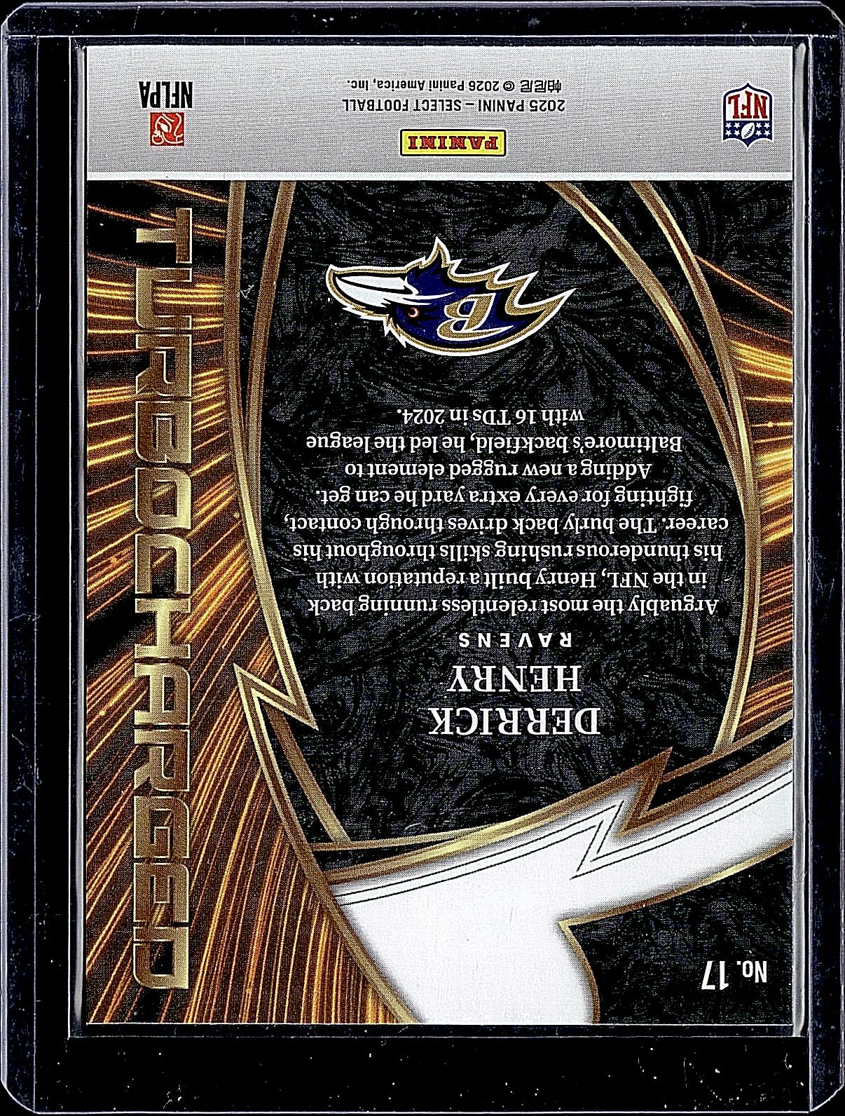 2025 Panini Select #17 Derrick Henry Turbocharged