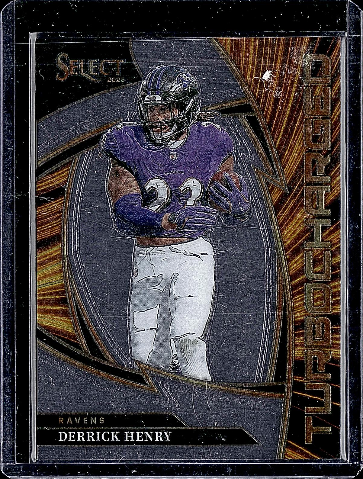 2025 Panini Select #17 Derrick Henry Turbocharged