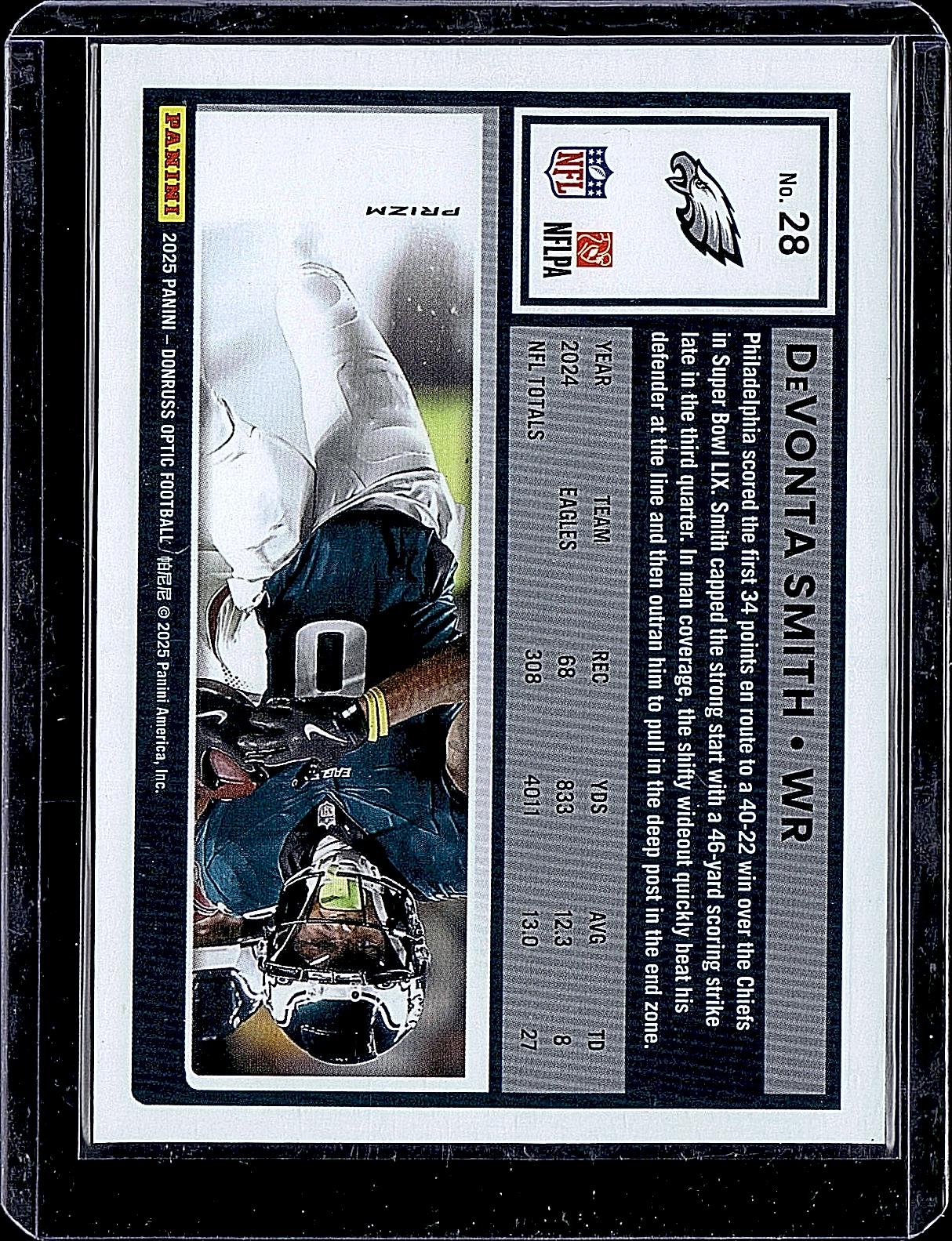 2025 Donruss Optic #28 DeVonta Smith