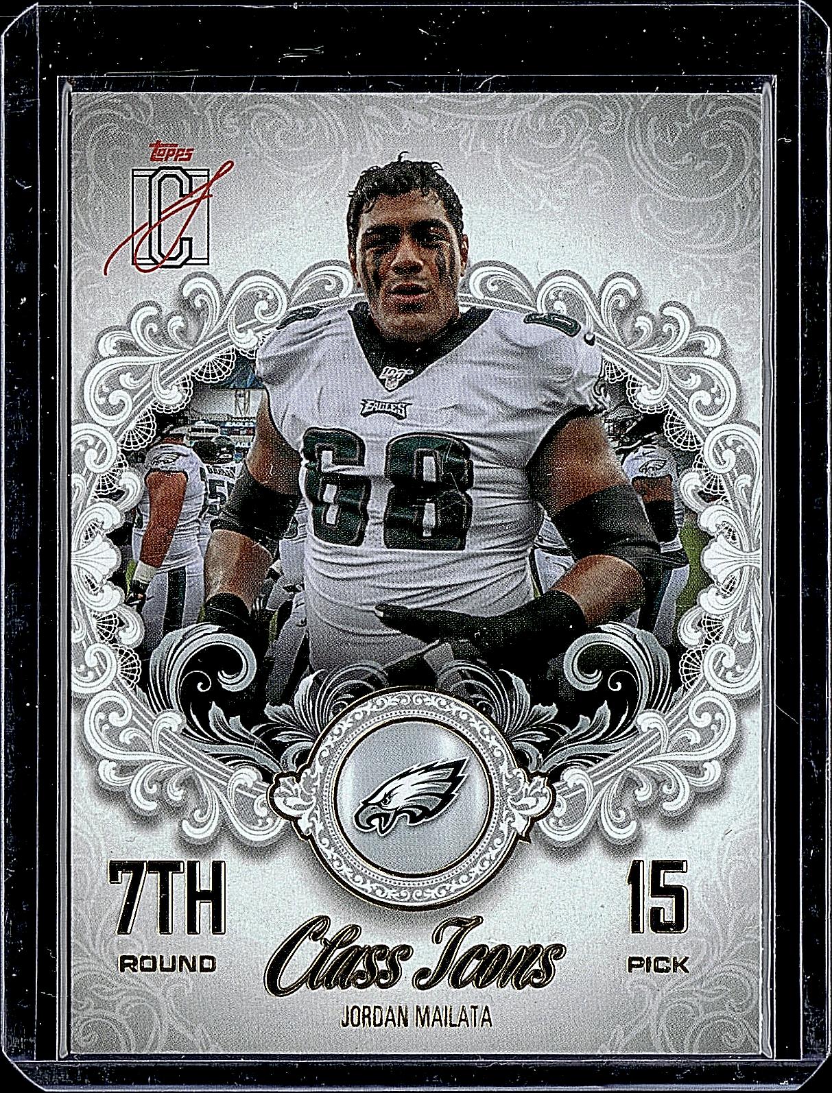 2025 Topps Signature Class #CI-14 Jordan Mailata Class Icons