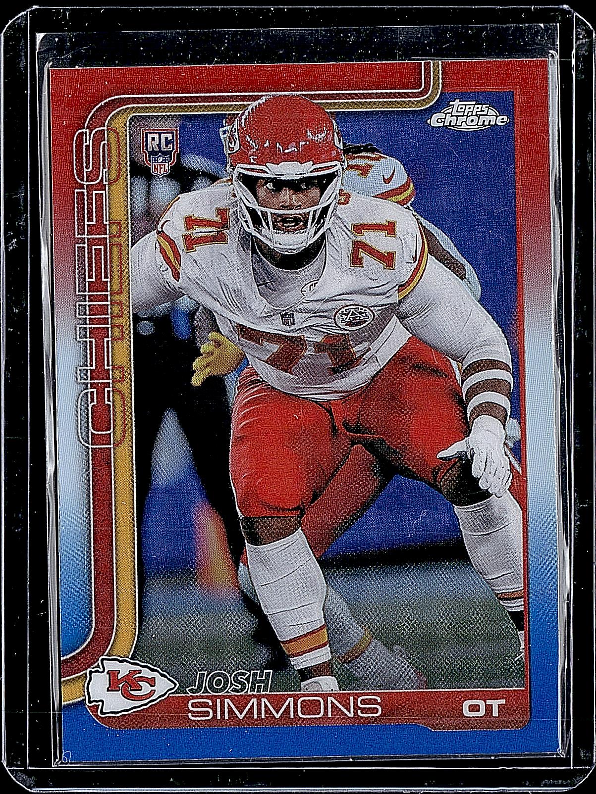 2025 Topps Chrome #304 Josh Simmons Refractor