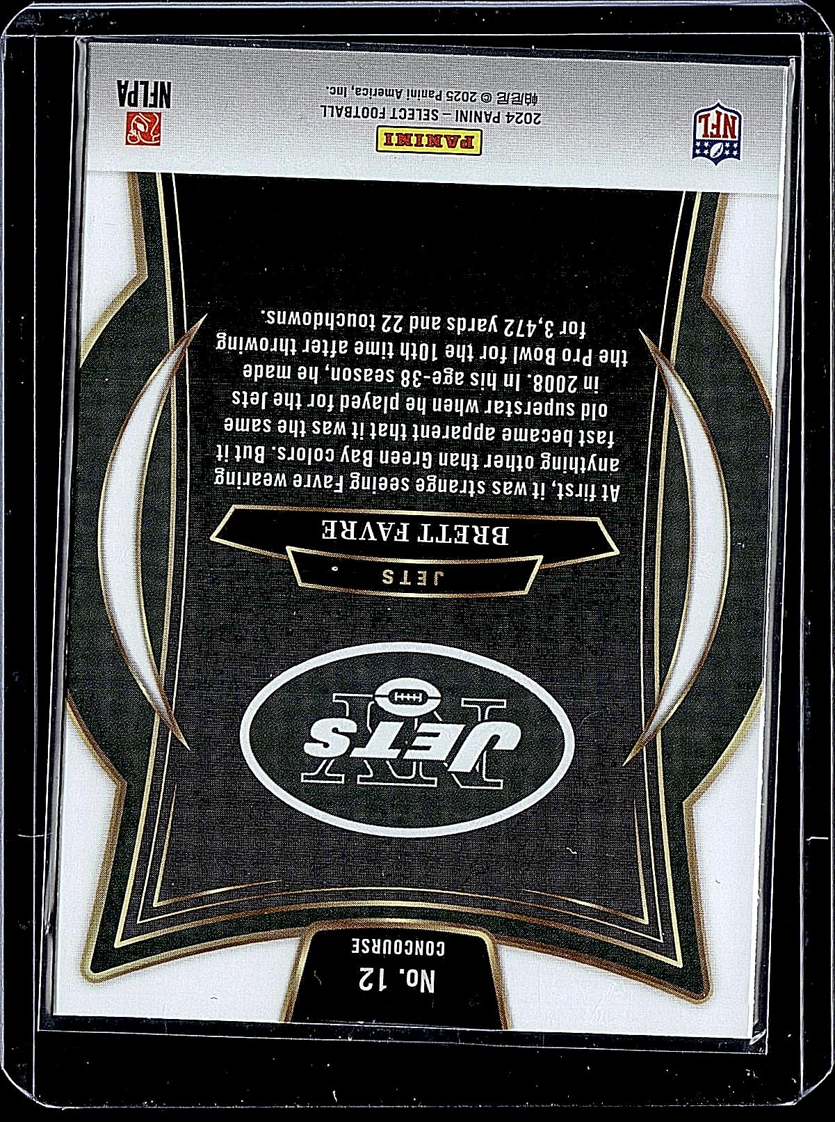 2024 Panini Select #12 Brett Favre