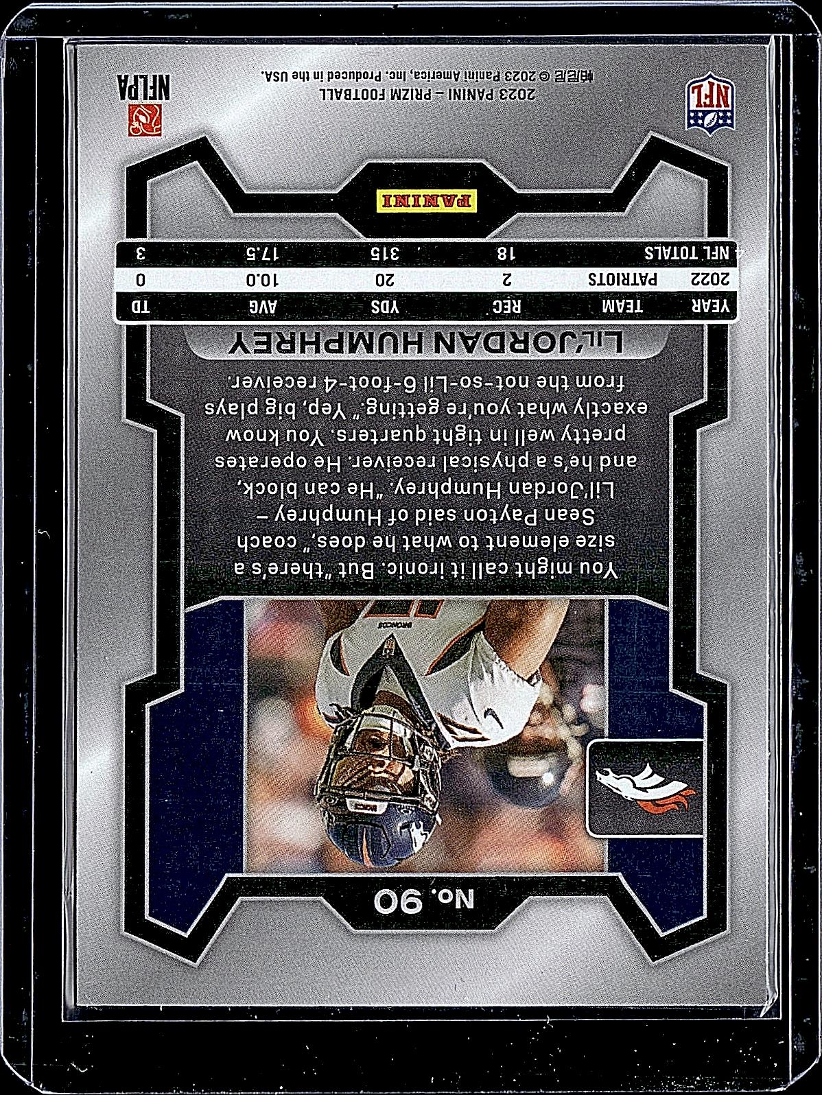 2023 Panini Prizm #90 Lil'Jordan Humphrey